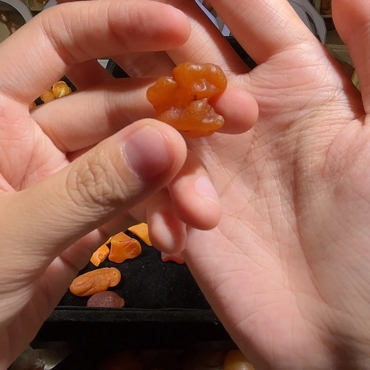 琥珀未镶嵌颈饰蜜蜡海漂单颗