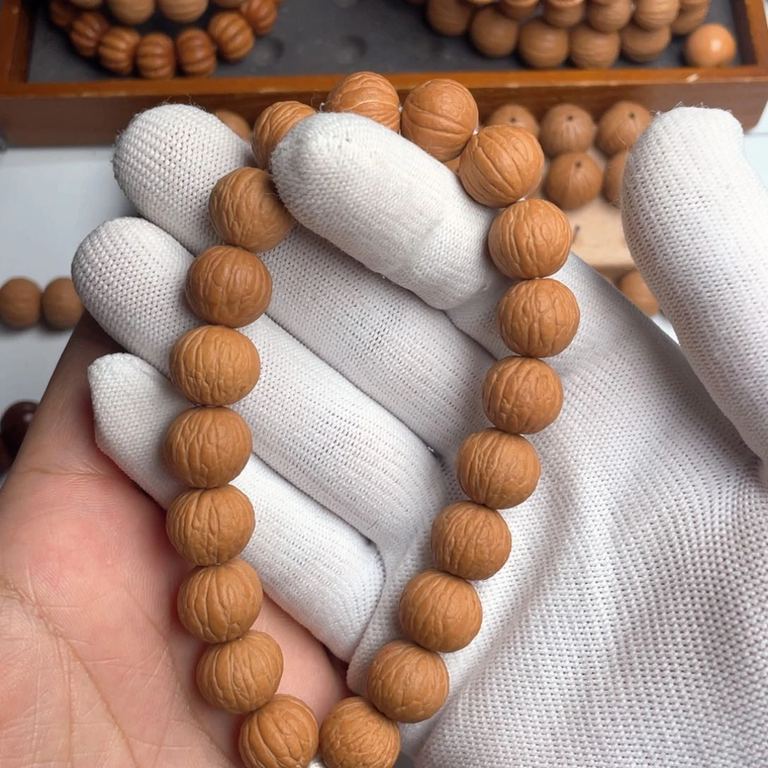 猴头核桃手串风**秋纯天然无袖凤羽