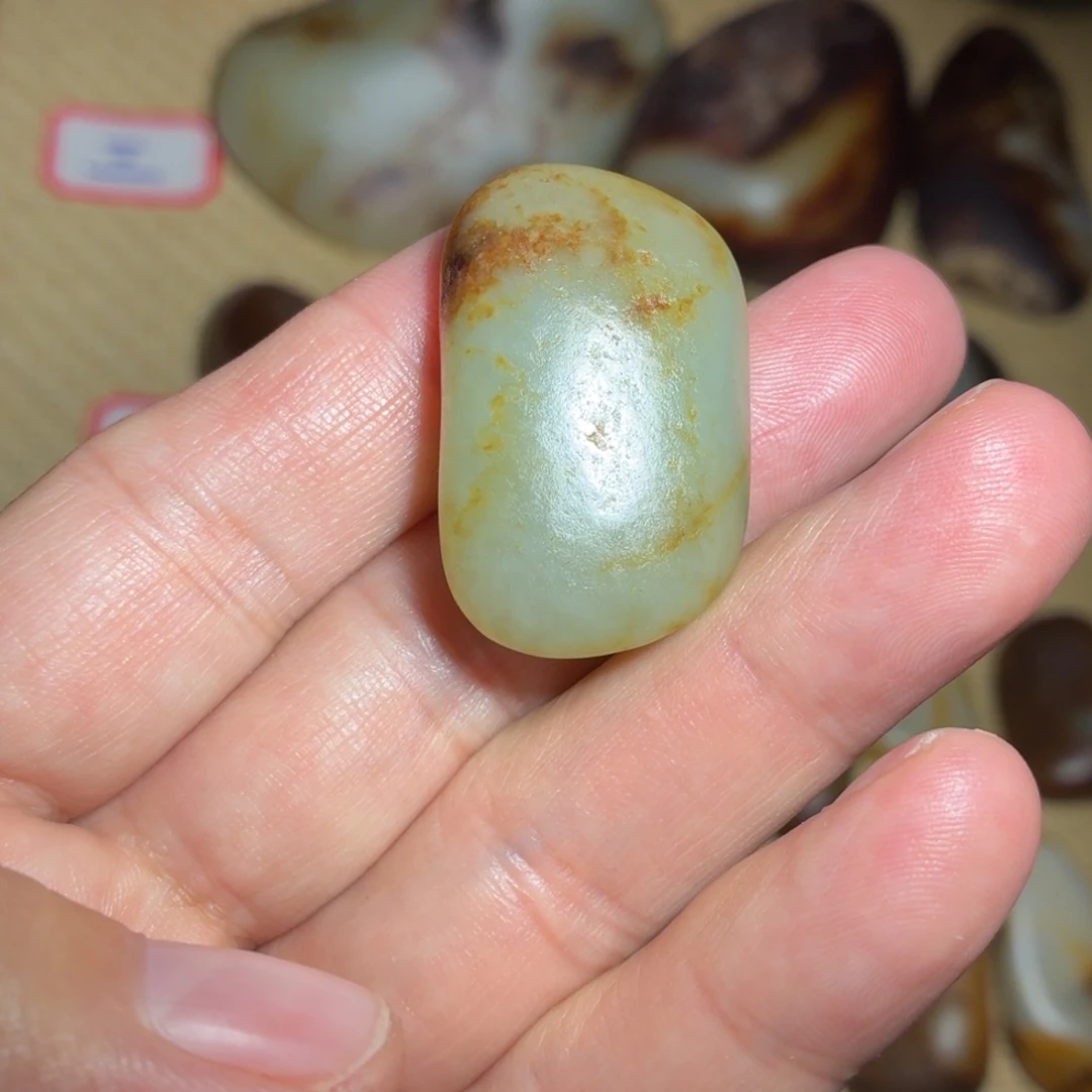 和田玉未镶嵌挂件20