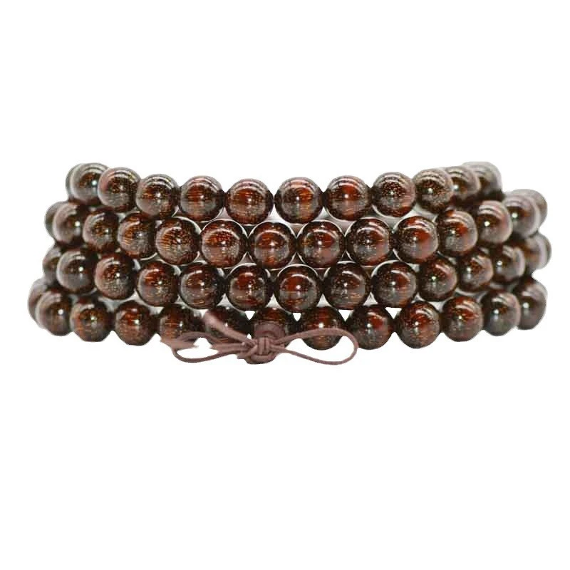 紫檀佛珠手串108男女款卡12 080（无礼盒）