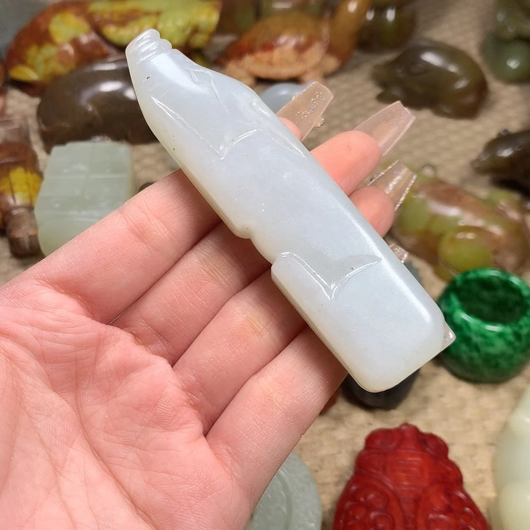 白玉菩提吊坠挂件