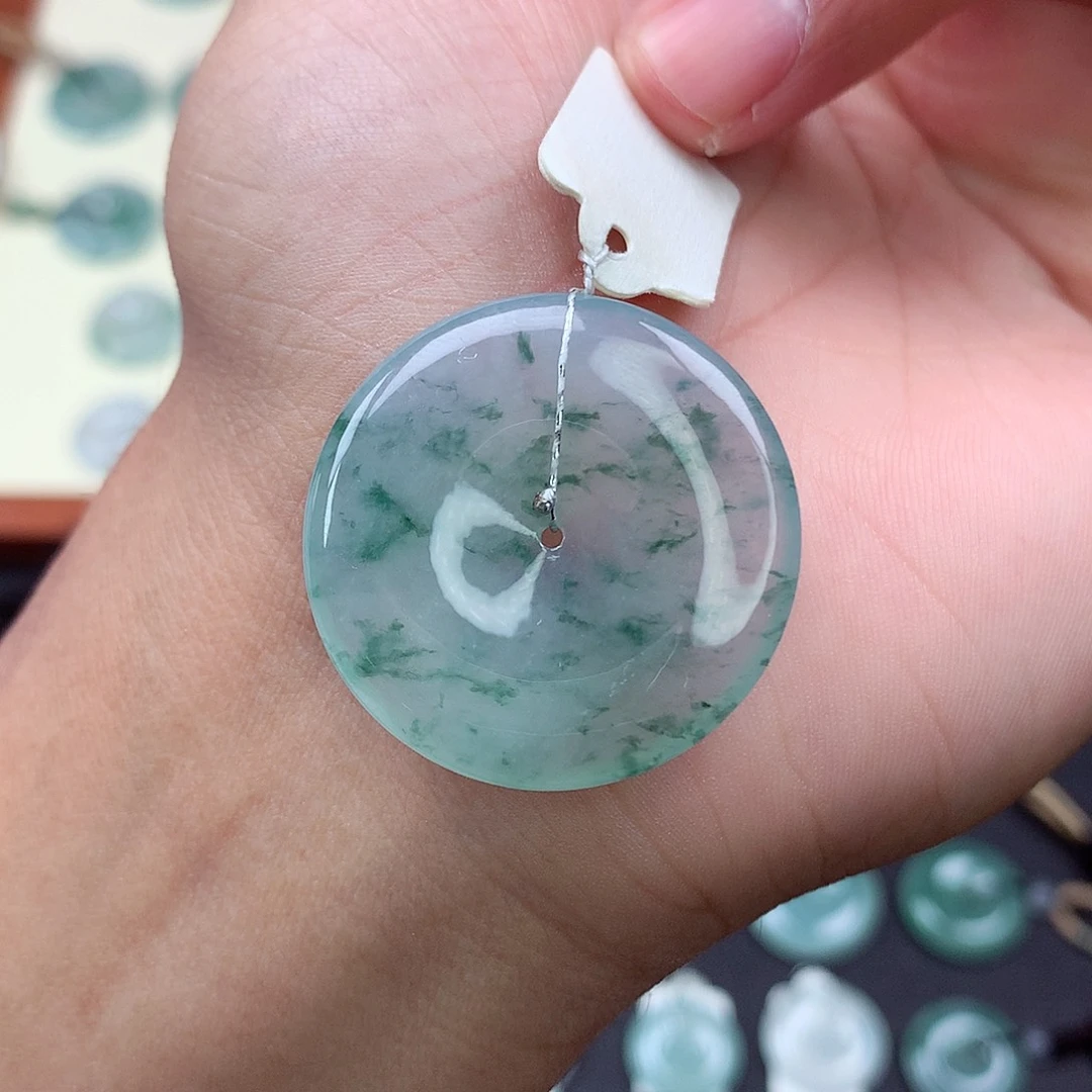 颈饰未镶嵌翡翠35 尺寸31.4-5.1