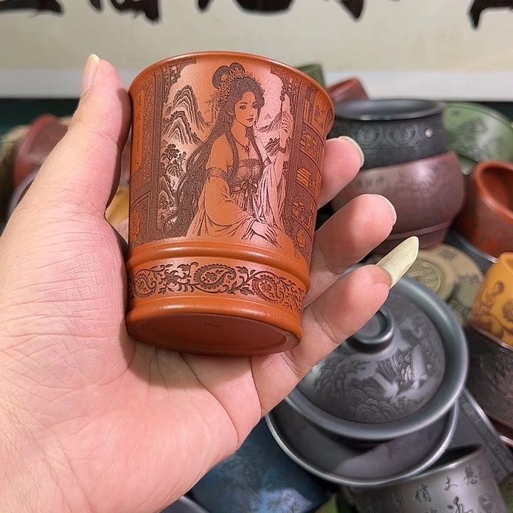 茶杯紫砂全手工紫砂主人杯