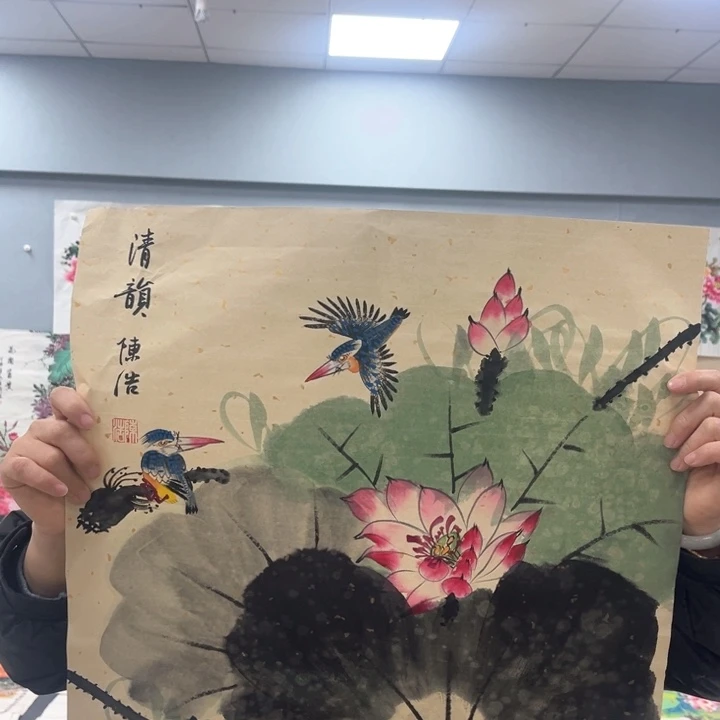 国画我的心好痛啊我的心真的好痛