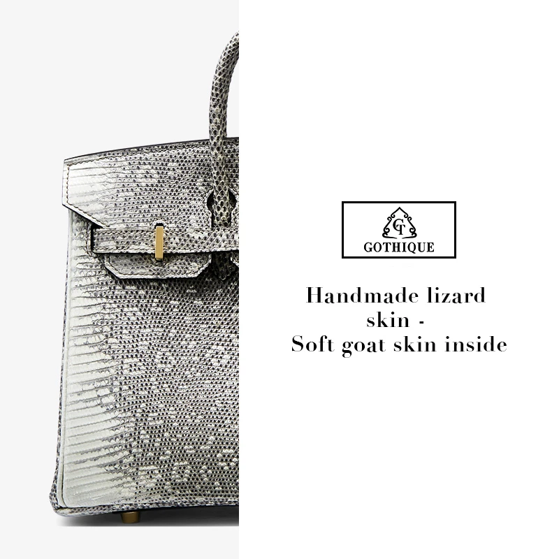 GT高定2025马家新款纯手工蜥蜴皮Birkin女包25大容量高级感