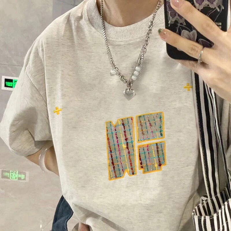 甜美可爱风格衣服2025夏季小众设计感彩色减龄刺绣字母短袖T恤女