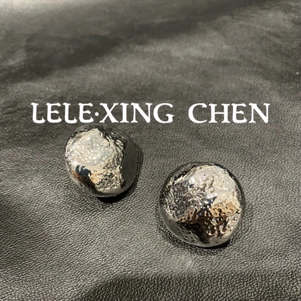 铜合金耳饰 925银哑光纽扣耳环气质百搭时尚简约耳钉y