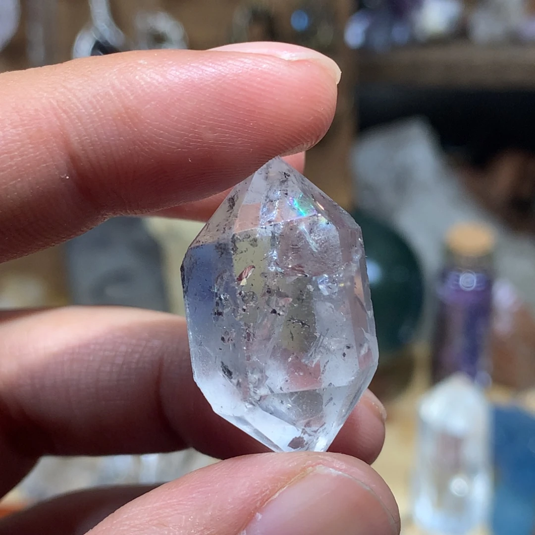 未镶嵌水晶珠宝半成品闪灵钻流沙水胆