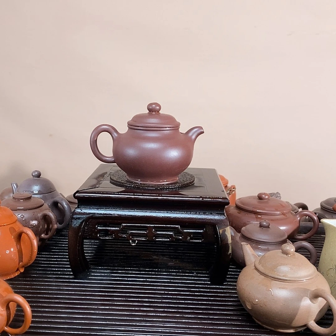 紫砂茶壶高端200cc紫泥多汁