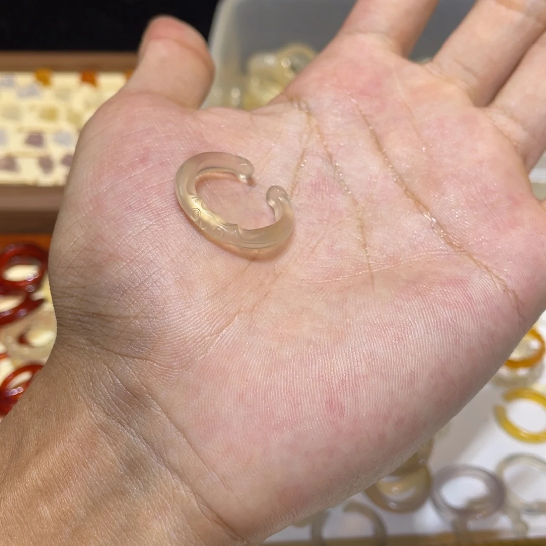 玛瑙/玉髓未镶嵌戒指227号港18.2