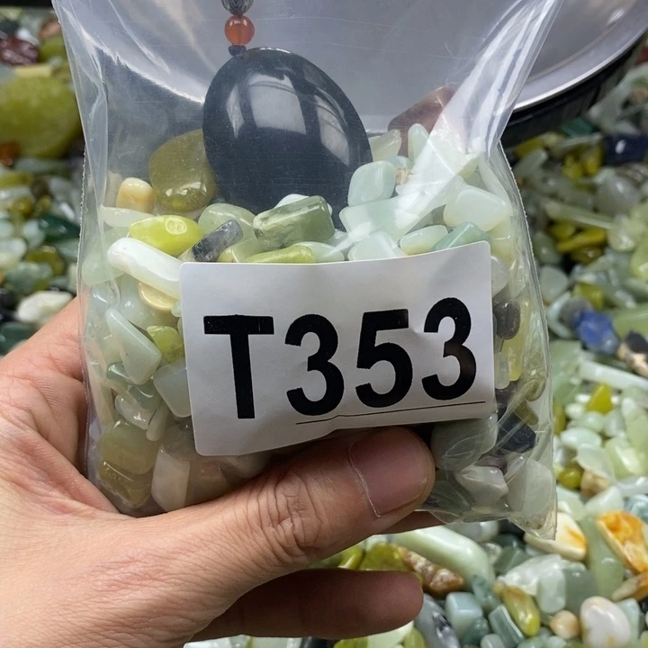 蛇纹石玉未镶嵌鱼缸石