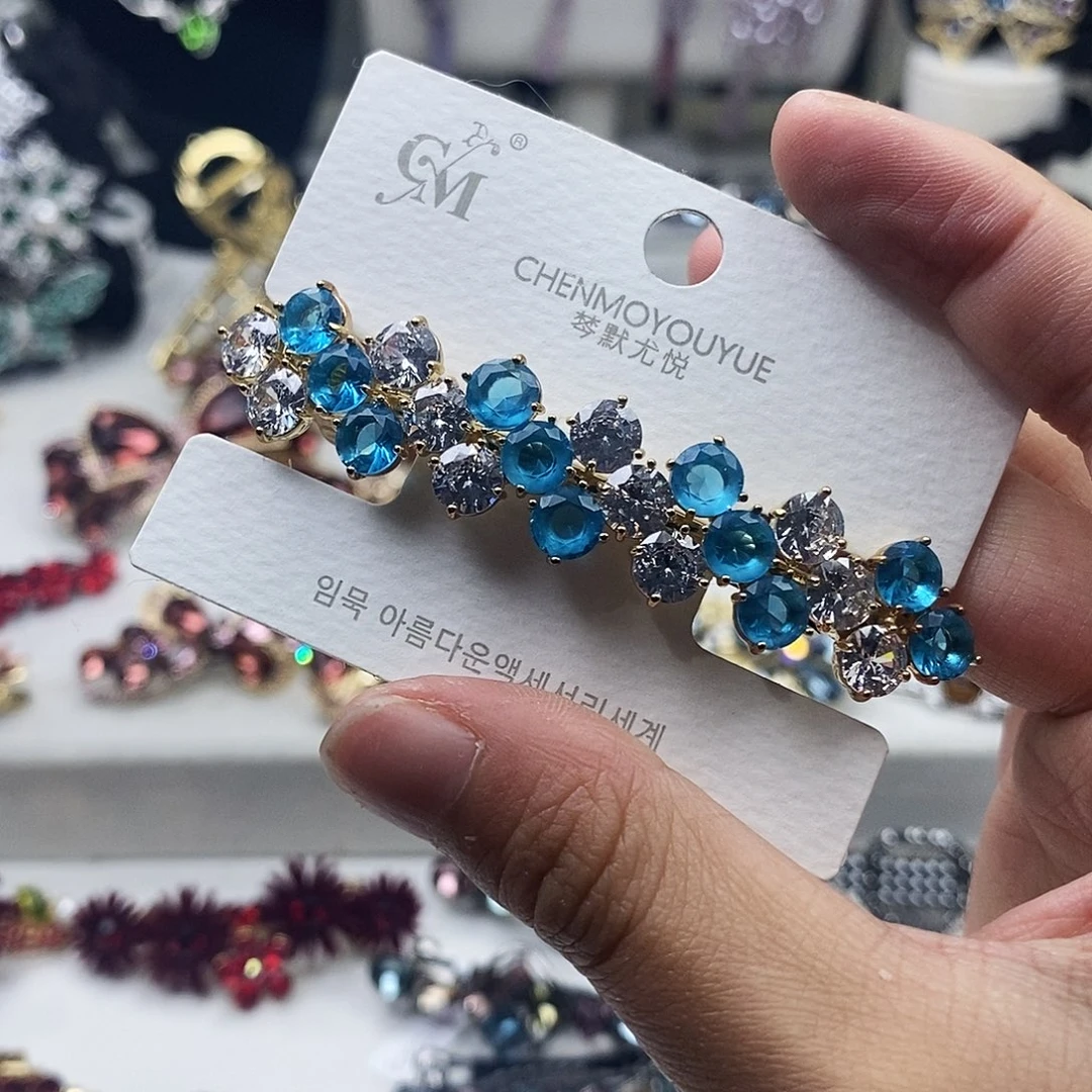 仿水晶合金弹扣六