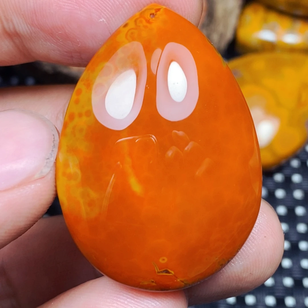 未镶嵌吊坠(不含链)玛瑙/玉髓海*青