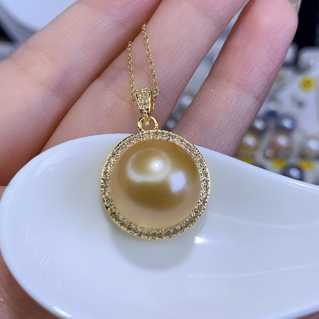 颈饰合金淡水珍珠14➕
