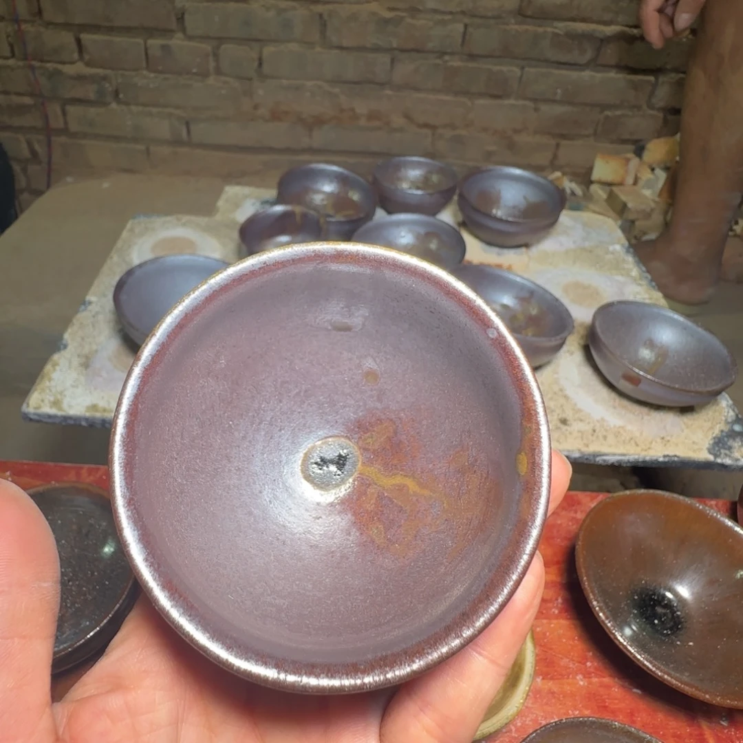 许***柴烧建盏茶盏茶杯563