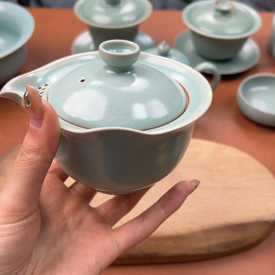 微瑕手抓壶送两杯