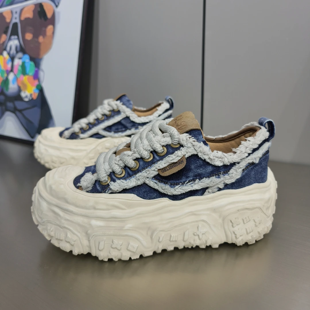 男士欧洲站时尚经典小众厚底老爹鞋春季爆款轻便时尚百搭潮男鞋