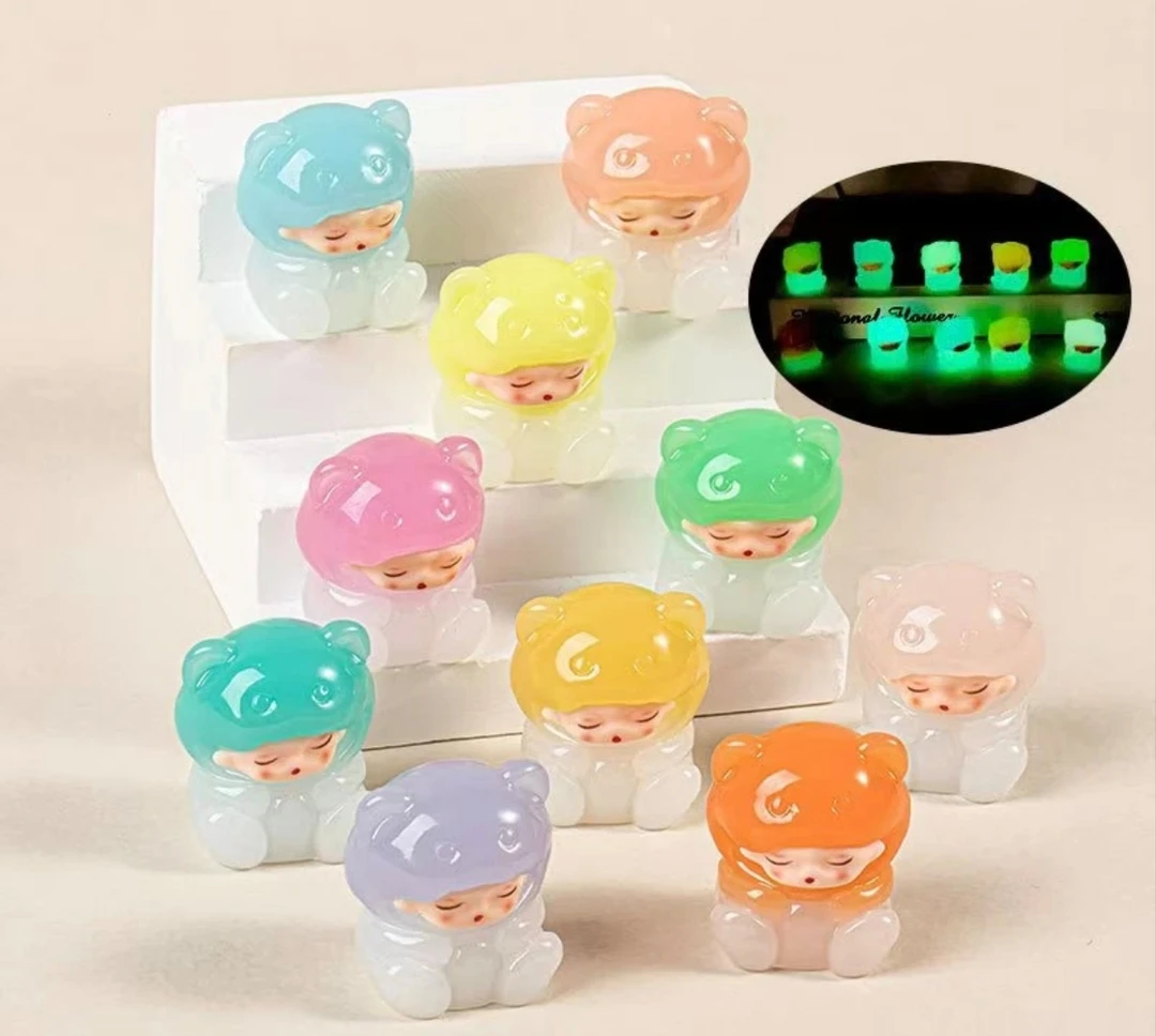 【直播拆】夜光云梦小熊车载桌面手工diy对对碰盲袋