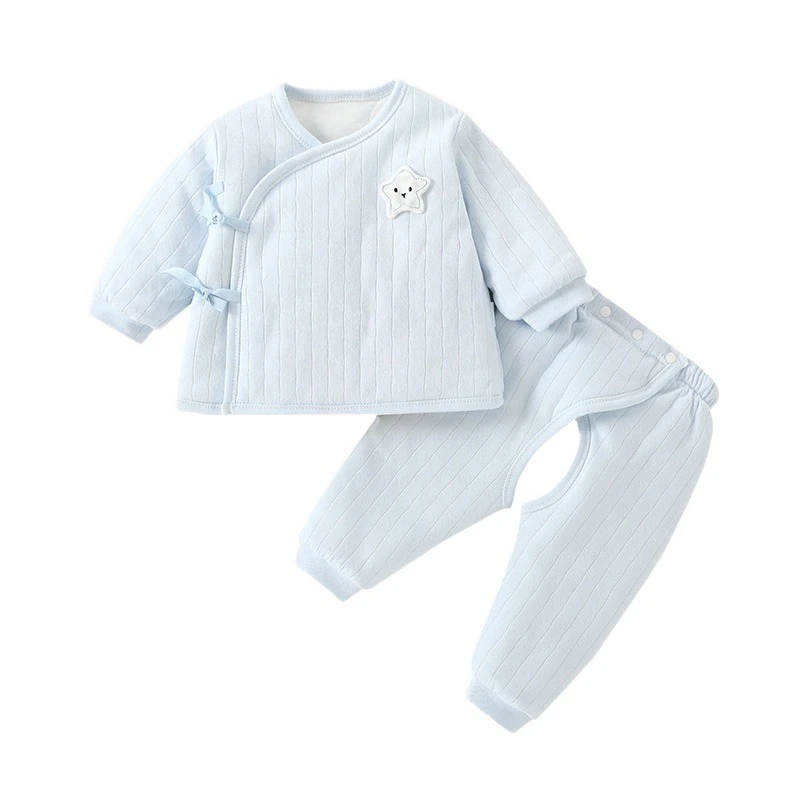 新生儿衣服小棉袄春秋棉服初生宝宝棉衣纯棉加厚分体保暖套装冬装