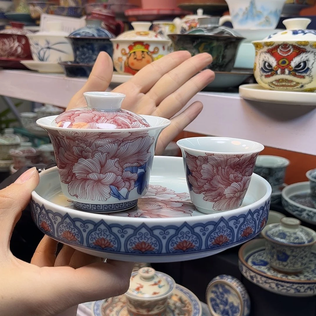 盖碗快快乐乐健健康康