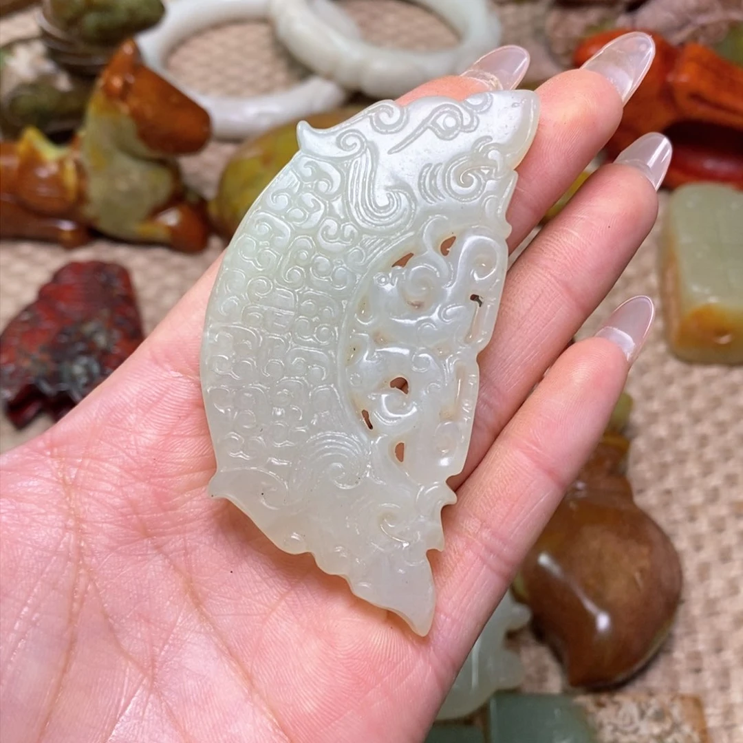 白玉菩提吊坠白玉菩提白玉菩提摆件