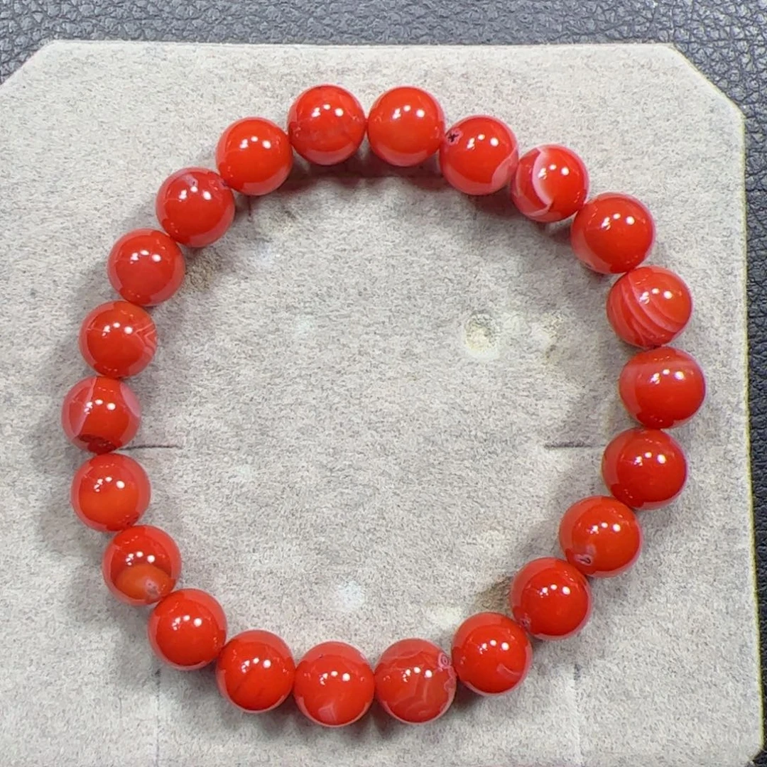 南红玛瑙未镶嵌8+单圈