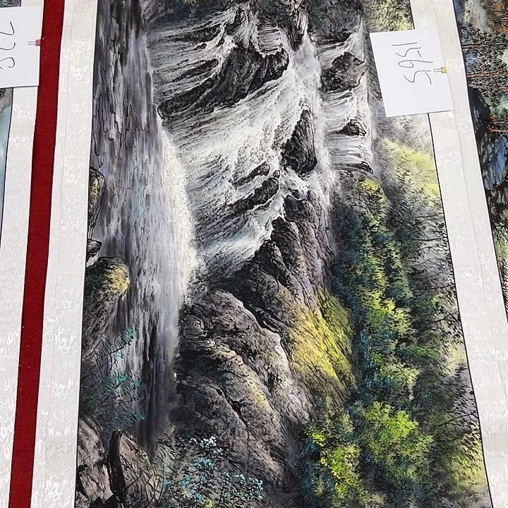 国画新年快乐纯手工纯手绘