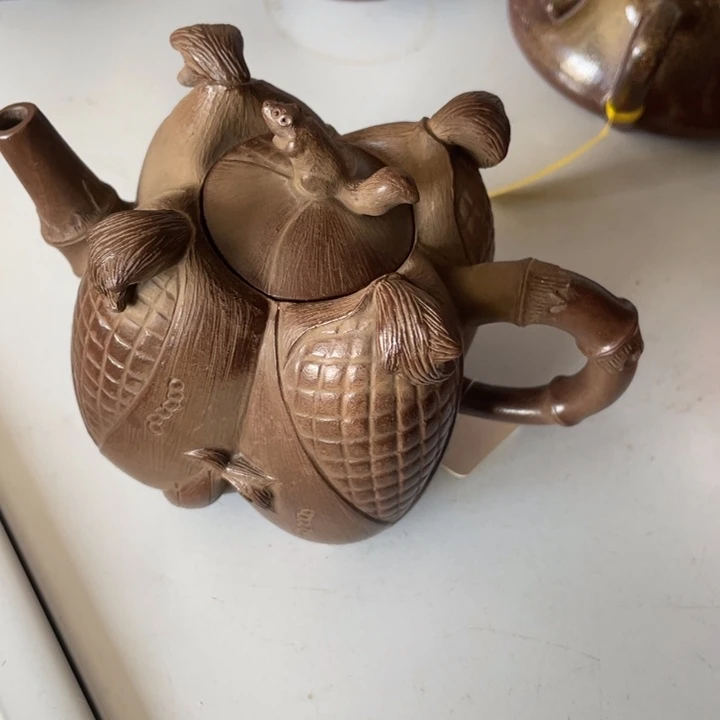 犁***桦茶壶紫砂紫砂艺术作品