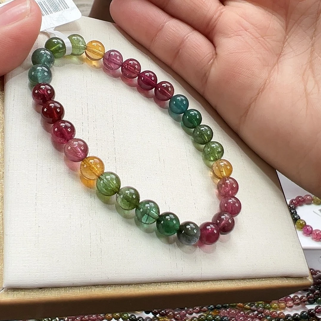 手串碧玺未镶嵌6.3mmmmmmm