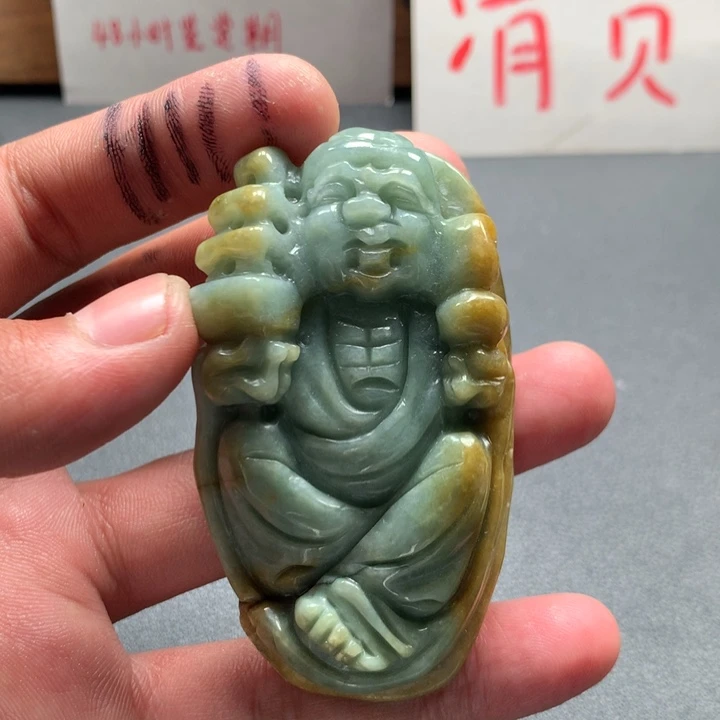 翡翠未镶嵌颈饰保真天然a货翡翠