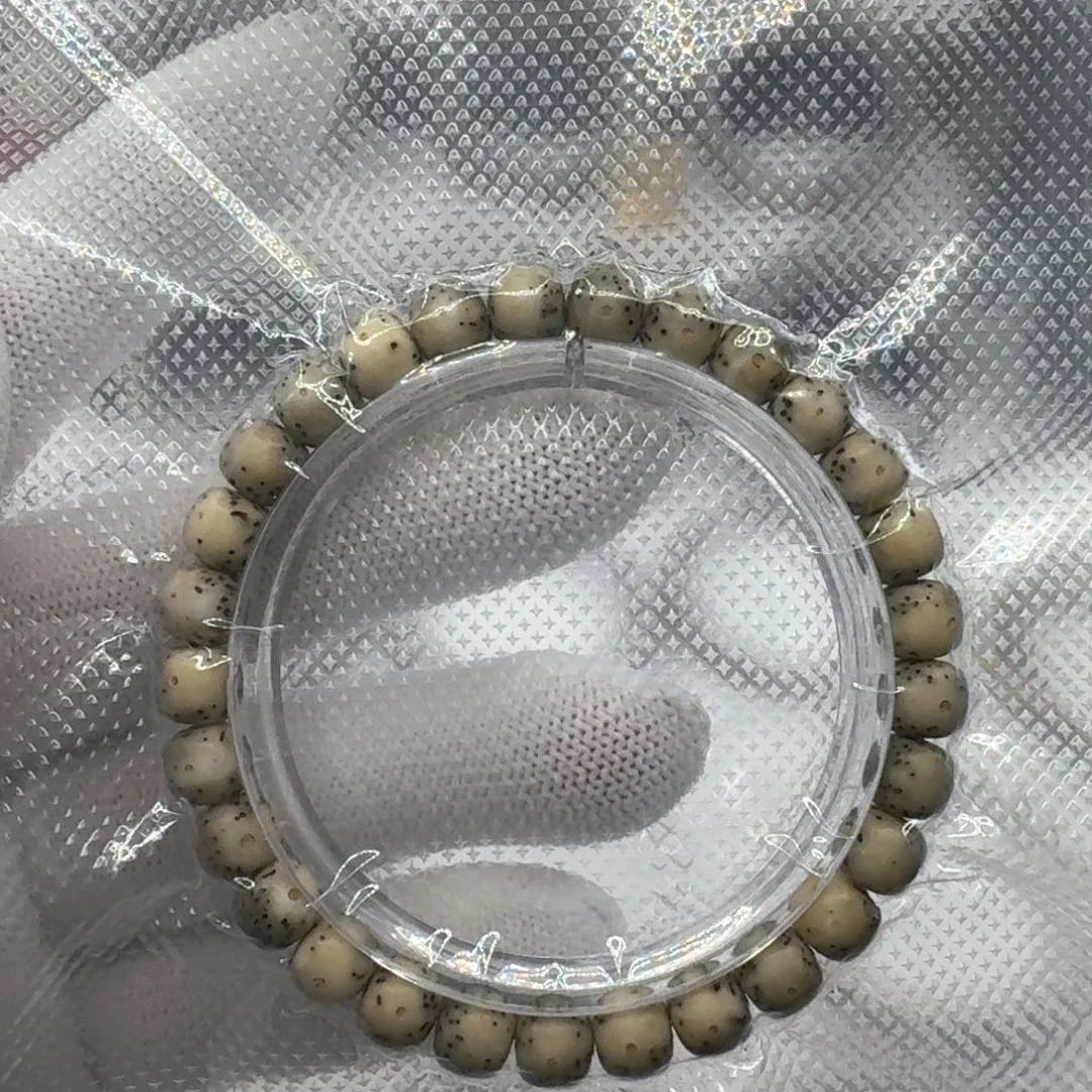 星月菩提手串海南星月带月大留白