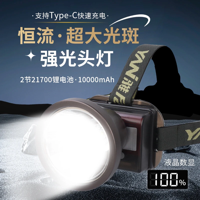 雅尼G80s强光大功率长续航头灯头戴式光源感应远射户外照明超亮