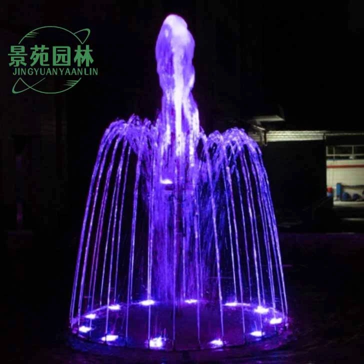 小型音乐喷泉设备厂家批发庭院家庭庄园农庄婚庆七彩灯光小型喷泉