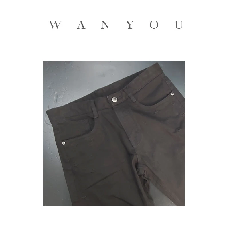 XK006牛仔裤休闲裤直筒时尚户外夏季薄款弹力YP-292