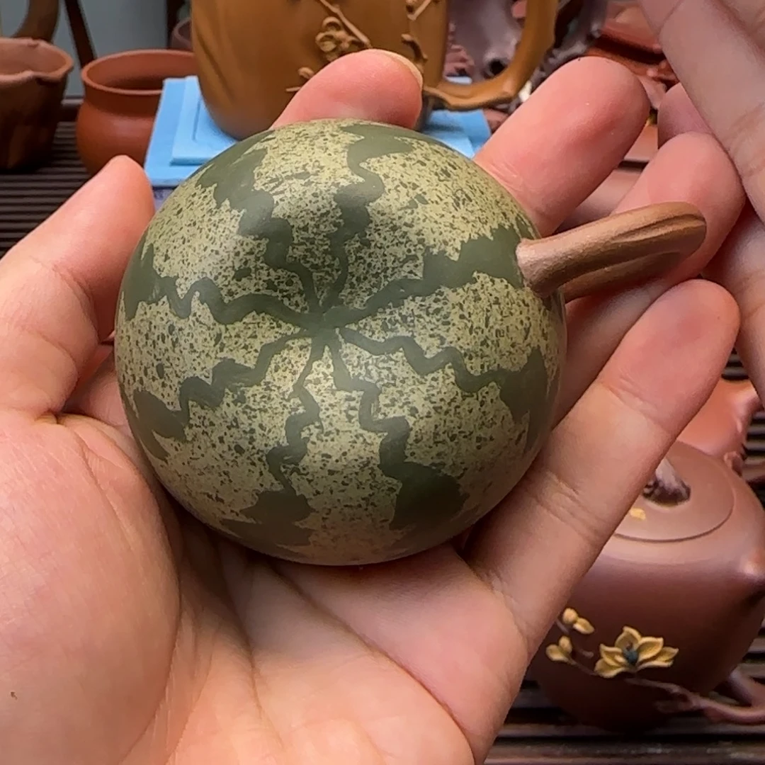 茶盏段泥粉浆西瓜杯