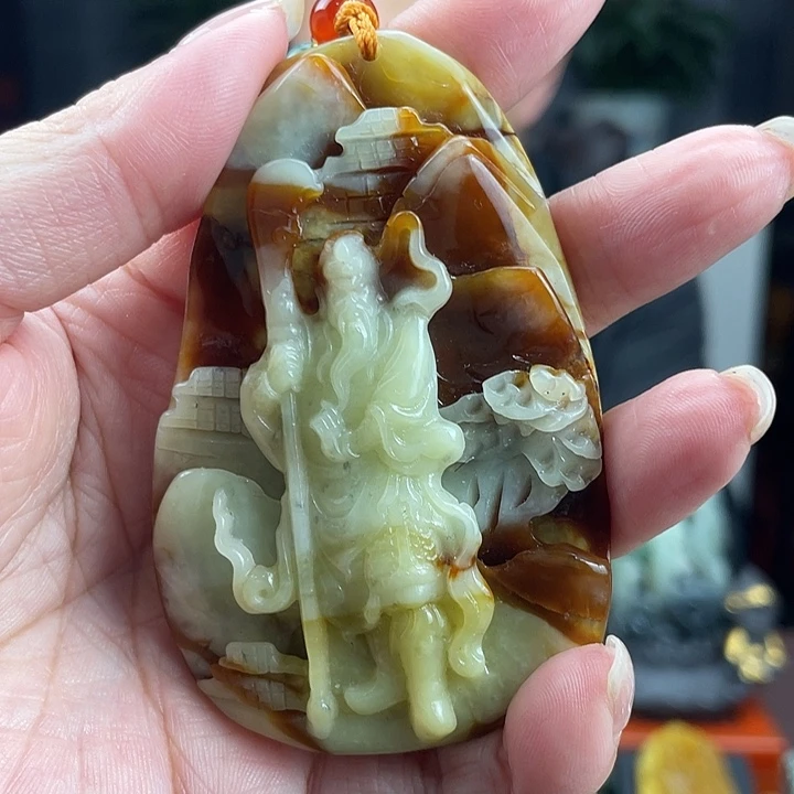 未镶嵌蛇纹石玉颈饰