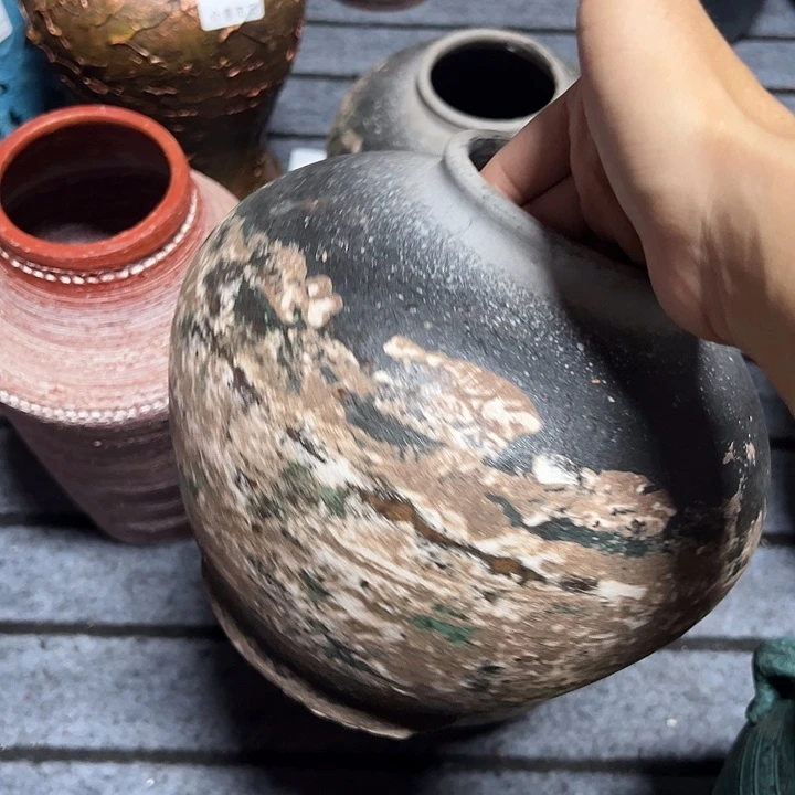 粗陶盆默认打孔高20口9