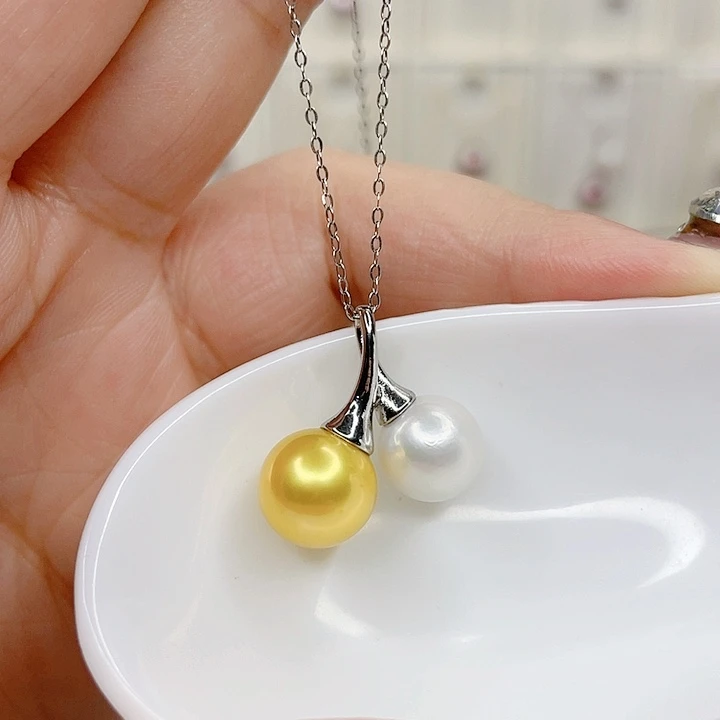合金吊坠(赠链)淡水珍珠