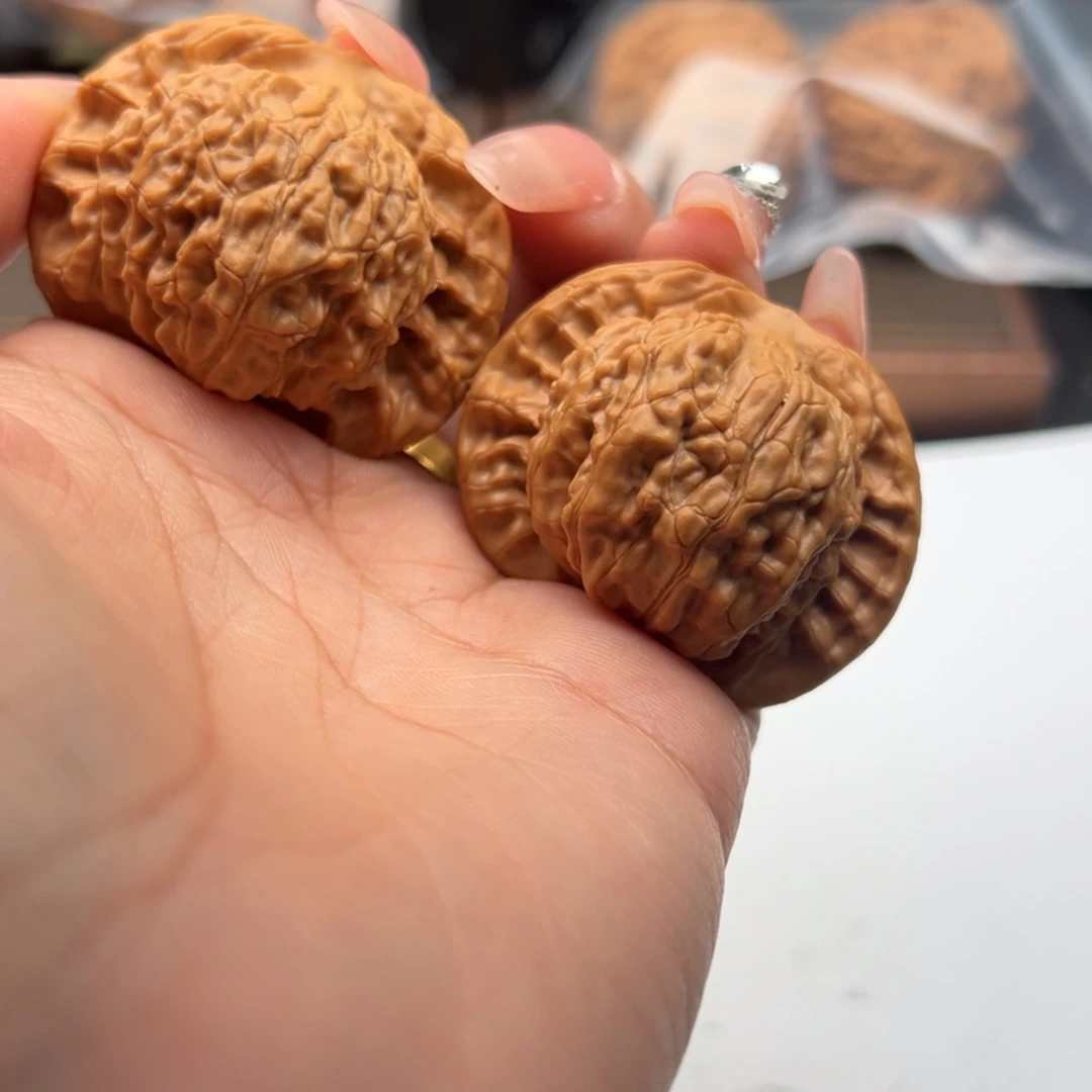 文玩核桃把件宽边43