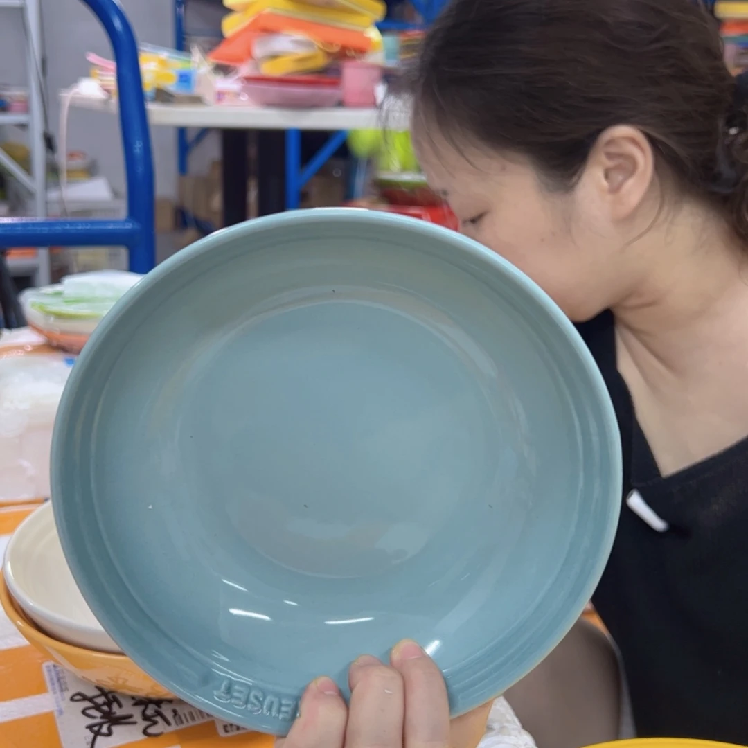 陶瓷海盐色燕麦碗