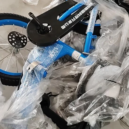 竹蓝色14尺寸自行车