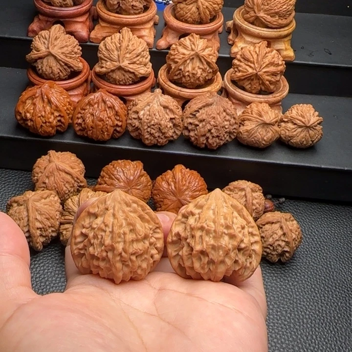 文玩核桃把件龙门涧全品无修精品配对