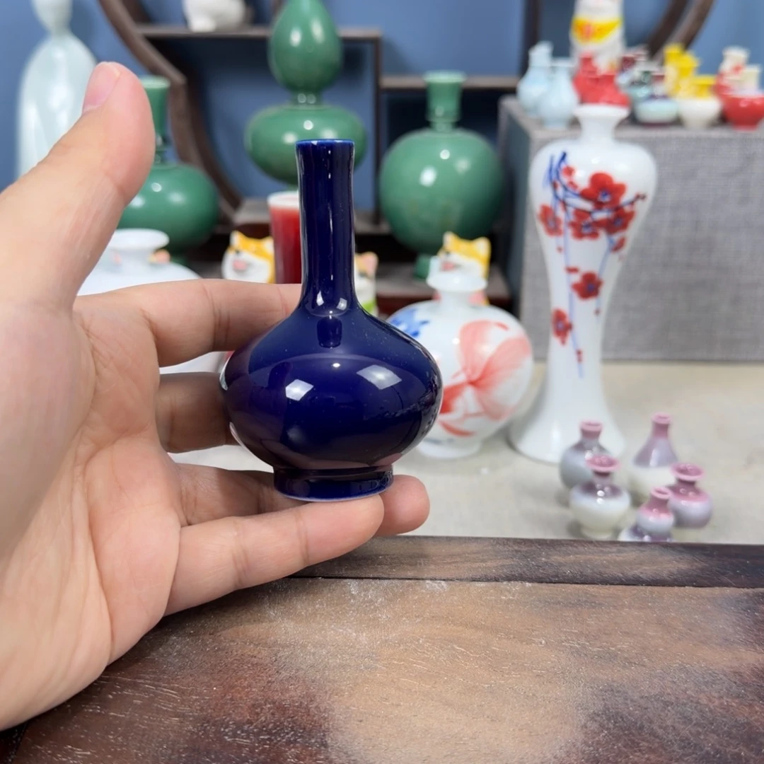 陶瓷手工小花器摆件