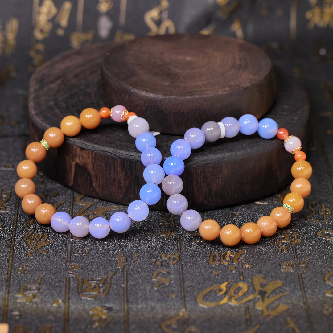 【歪歪】妖姬*盐源半山半水手串（卡9-10）（多样性发一）XB-H4056