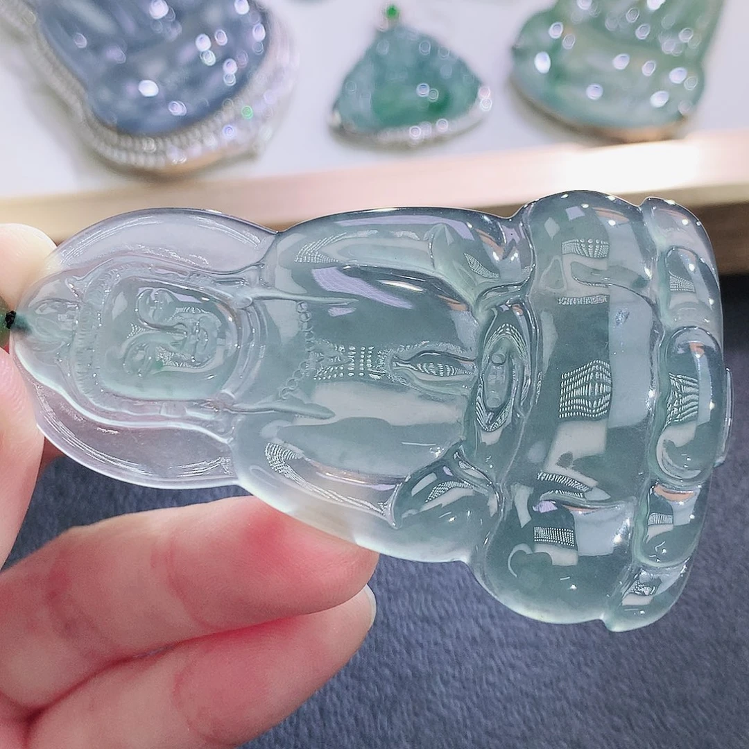 翡翠未镶嵌挂件翡翠