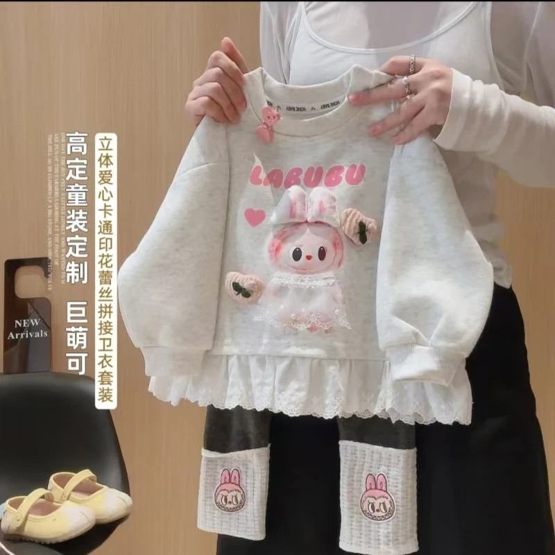 56235女童卫衣打底裤秋装套装2025新款儿童洋气衣服女秋季两件套
