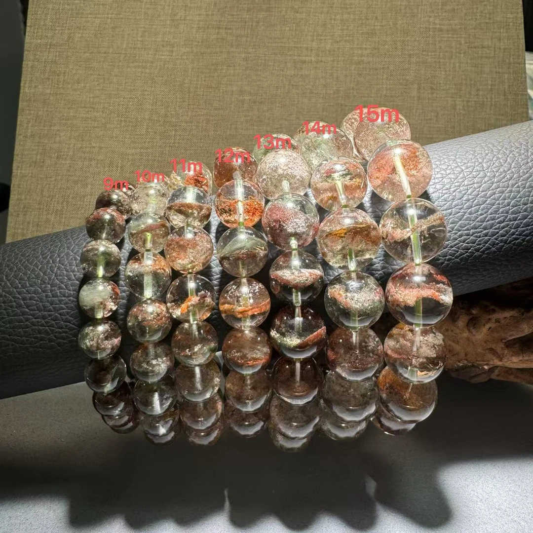 【爱上水晶】Z39 巴西四季幽灵手串 多样性发其一