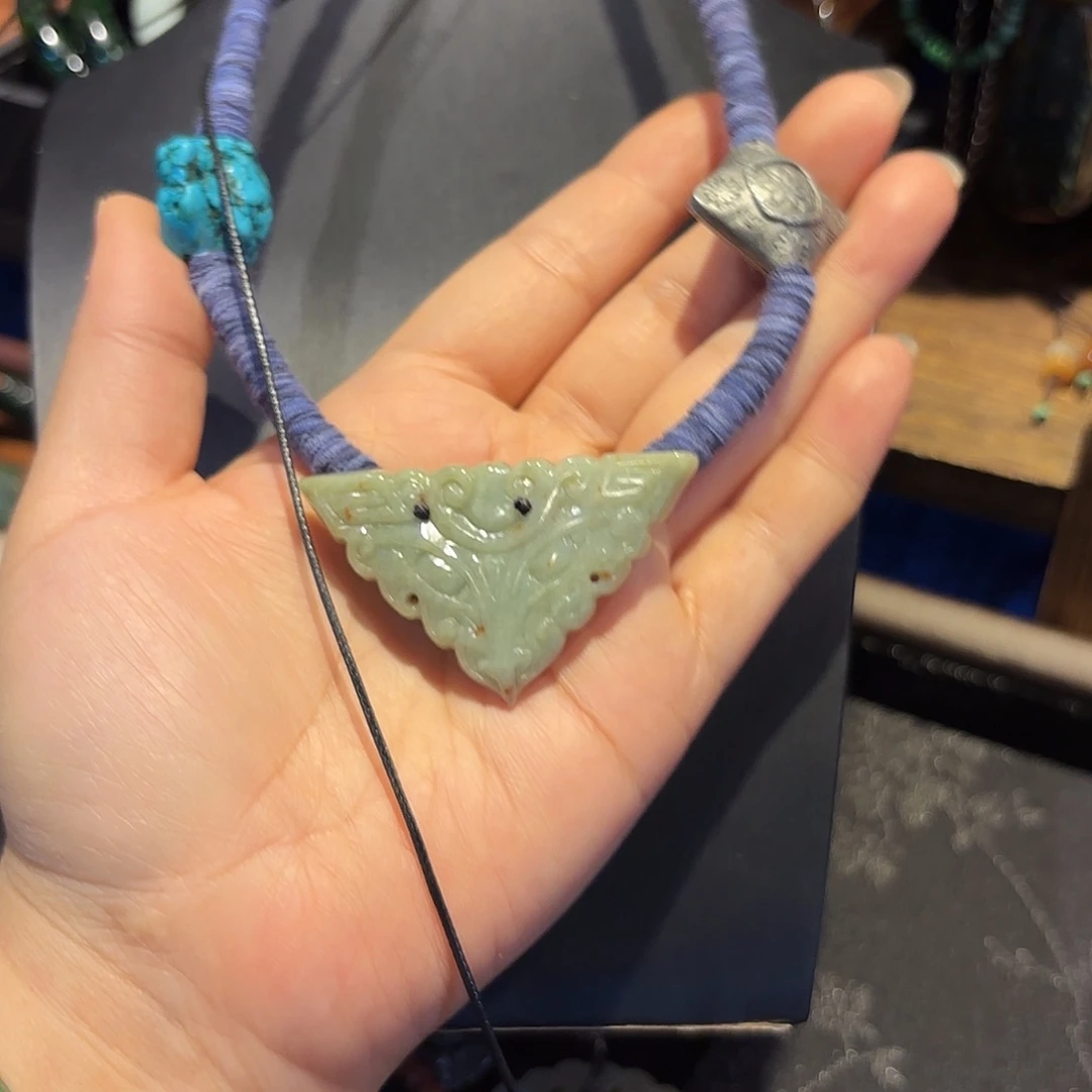 翡翠未镶嵌颈饰原创