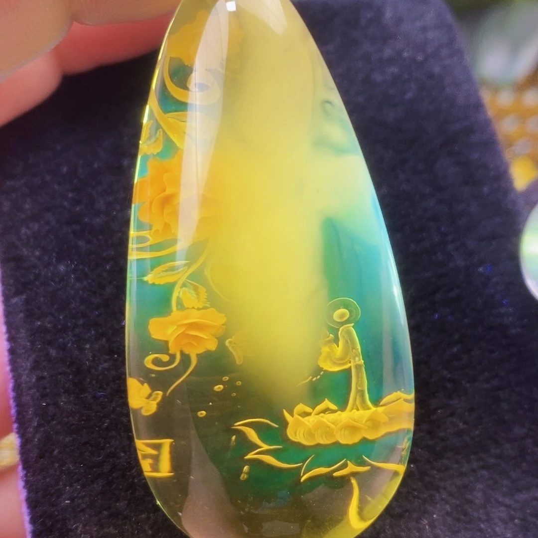 【闪购商品】金珀吊坠(不含链)未镶嵌
