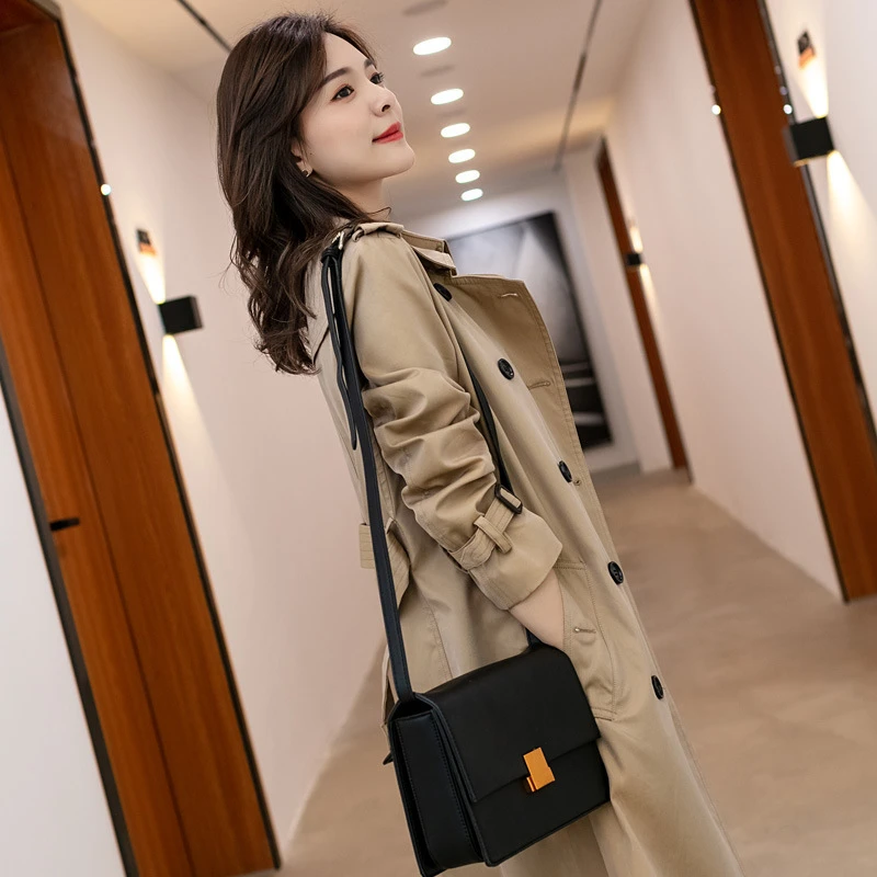 风衣女中长款高端大牌气质2025年春装新款女装英伦风春季流行外套